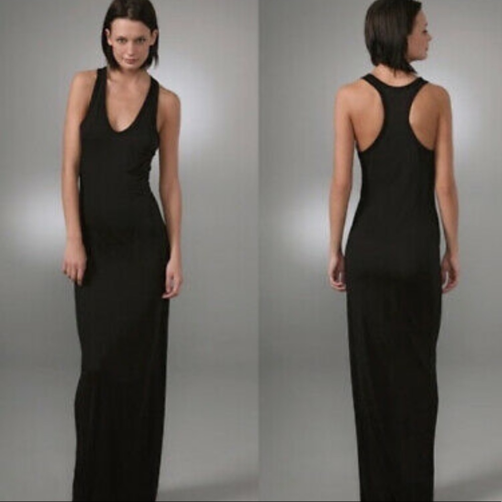 Alexander wang black maxi dress